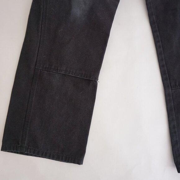 Dickies Black Heavyweight Cotton Double Knee Painter Carpenter Pants Size 38X30 - Picture 5 of 13